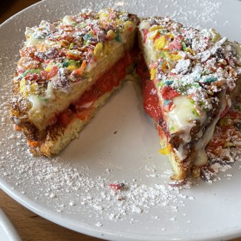 Rise & Grind - Fruity pebble French toast - Coffee & Tea Near Me - Patchogue, New York