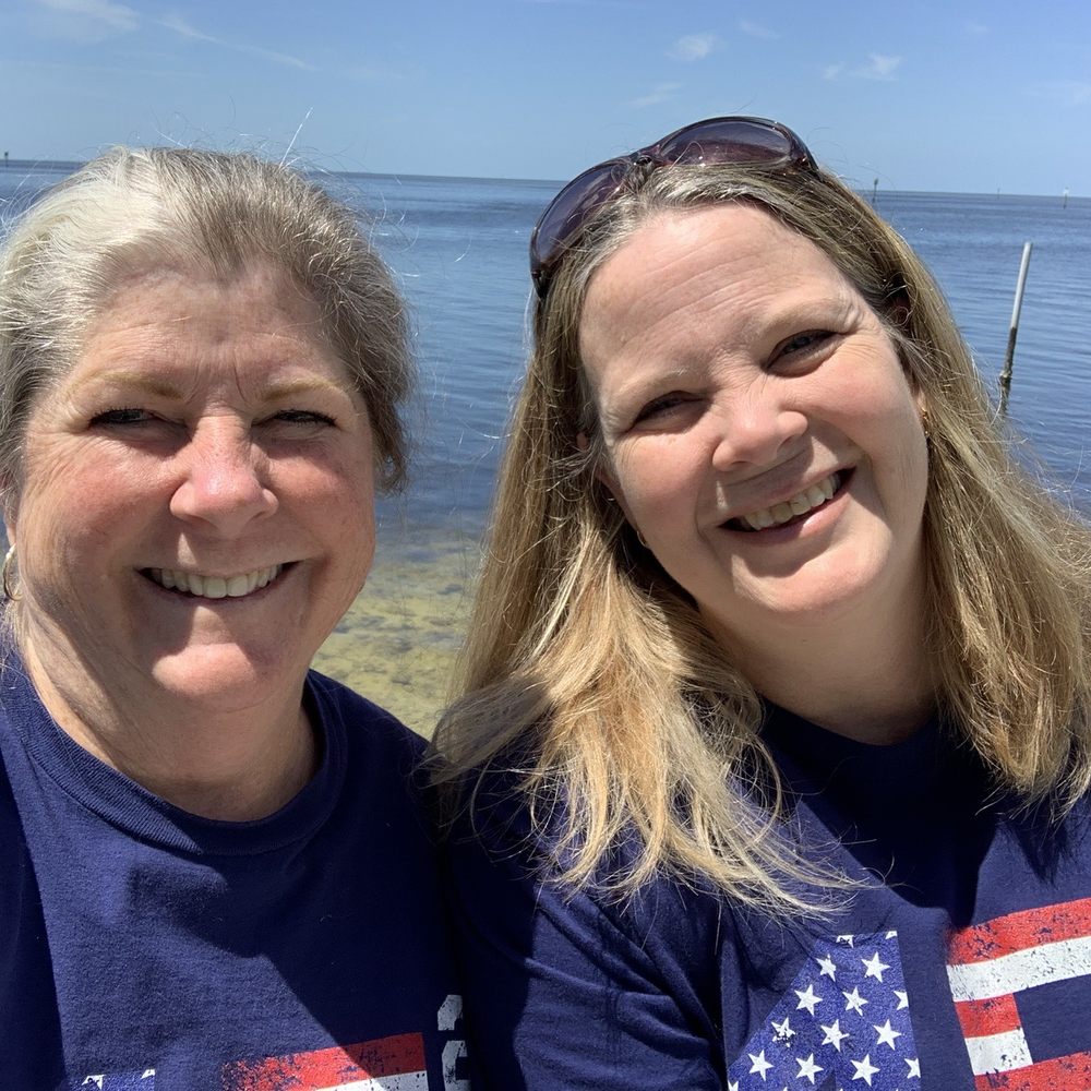 Sam's Beach Bar - Debbie and Coleen - happy customers!!! - Seafood Near Me - Hudson, Florida Sam's Beach Bar - Debbie and Coleen - happy customers!!! - Seafood Near Me - Hudson, Florida