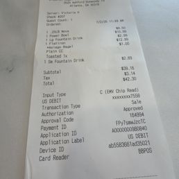 The flatiron on the menu says it comes with a bagel but they up charge for Asiago? Restaurant owners nickle and dime us. The flatiron on the menu says it comes with a bagel but they up charge for Asiago? Restaurant owners nickle and dime us.