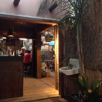 Cafe Passe - Looking into the outdoor bar & courtyard - Cafes Near Me - Tucson, Arizona