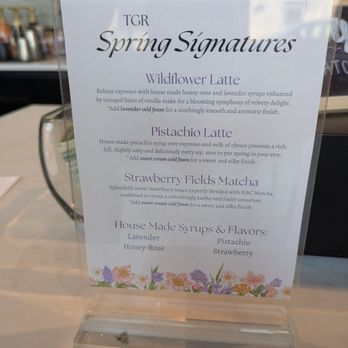 The Green Room Cafe - Spring coffee specials - Coffee & Tea Near Me - Plainfield, Indiana