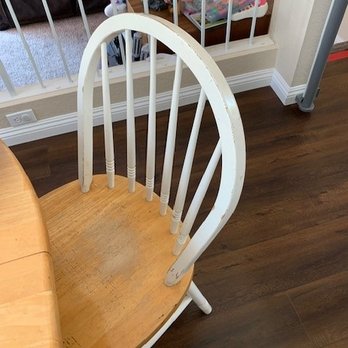 San Diego Kitchen Refinishing - One chair - before - Refinishing Services Near Me - El Cajon, California San Diego Kitchen Refinishing - One chair - before - Refinishing Services Near Me - El Cajon, California