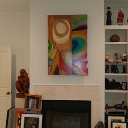 Unique Movers Plus - This is a solid wood art piece we hung