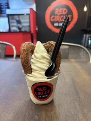 Red Circle Ice Cream & Churros by null
