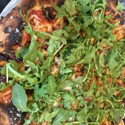 OMG! This Pizza was so good. Build your Own. Grilled Chicken, Arugula and Hot Honey. OMG! This Pizza was so good. Build your Own. Grilled Chicken, Arugula and Hot Honey.