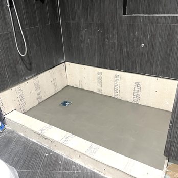 Acosta Plumbing Service - Concrete waiting to dry...SOLID - Plumbing Near Me - Miami, Florida