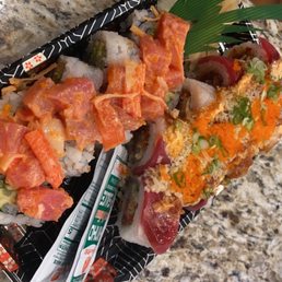 Dynamite Roll (L) Burning Rock (R)