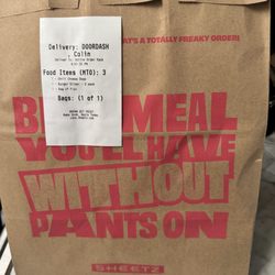 Sheetz - Bag order came in