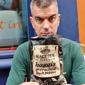Let Me Eat Too - Yes, vegan haggis crisps! They were quite good. - Cafes Near Me - Edinburgh, EDH Let Me Eat Too - Yes, vegan haggis crisps! They were quite good. - Cafes Near Me - Edinburgh, EDH