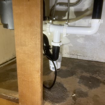 Century Home Services - BEFORE: particle board shown here along with a leak - Plumbing Near Me - San Mateo, California Century Home Services - BEFORE: particle board shown here along with a leak - Plumbing Near Me - San Mateo, California