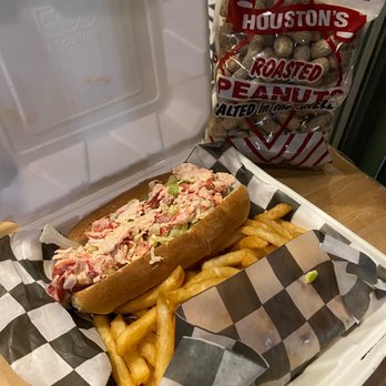 Fenway Park - A delicious Yankee Lobster Company lobster roll purchased at Fenway Park - Stadiums & Arenas Near Me - Boston, Massachusetts