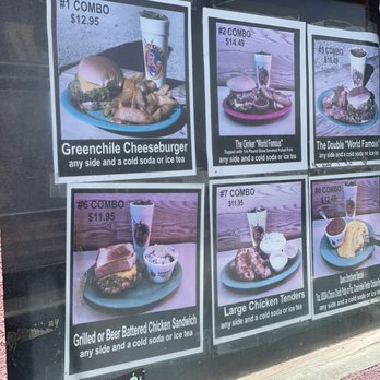 Sparkys BBQ and Espresso - Menu - Burgers Near Me - Hatch, New Mexico