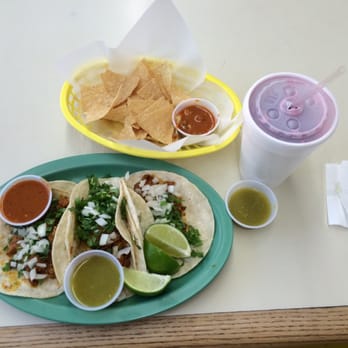 El Rincon Chilango - $5.95 taco special. Every day all day. Includes chips drink and some really good salsas. - Mexican Near Me - Santa Ana, California