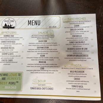 Black Fork Bistro - Menu - Salad Near Me - Loudonville, Ohio Black Fork Bistro - Menu - Salad Near Me - Loudonville, Ohio