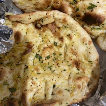 LA Indian Cuisine - Garlic Naan - Indian Near Me - Castaic, California