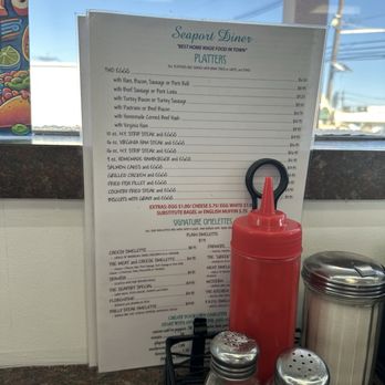 Seaport Diner - Menu - Diners Near Me - Elizabeth, New Jersey