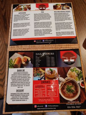 Menu photo 7 Pho Social Columbus, OH