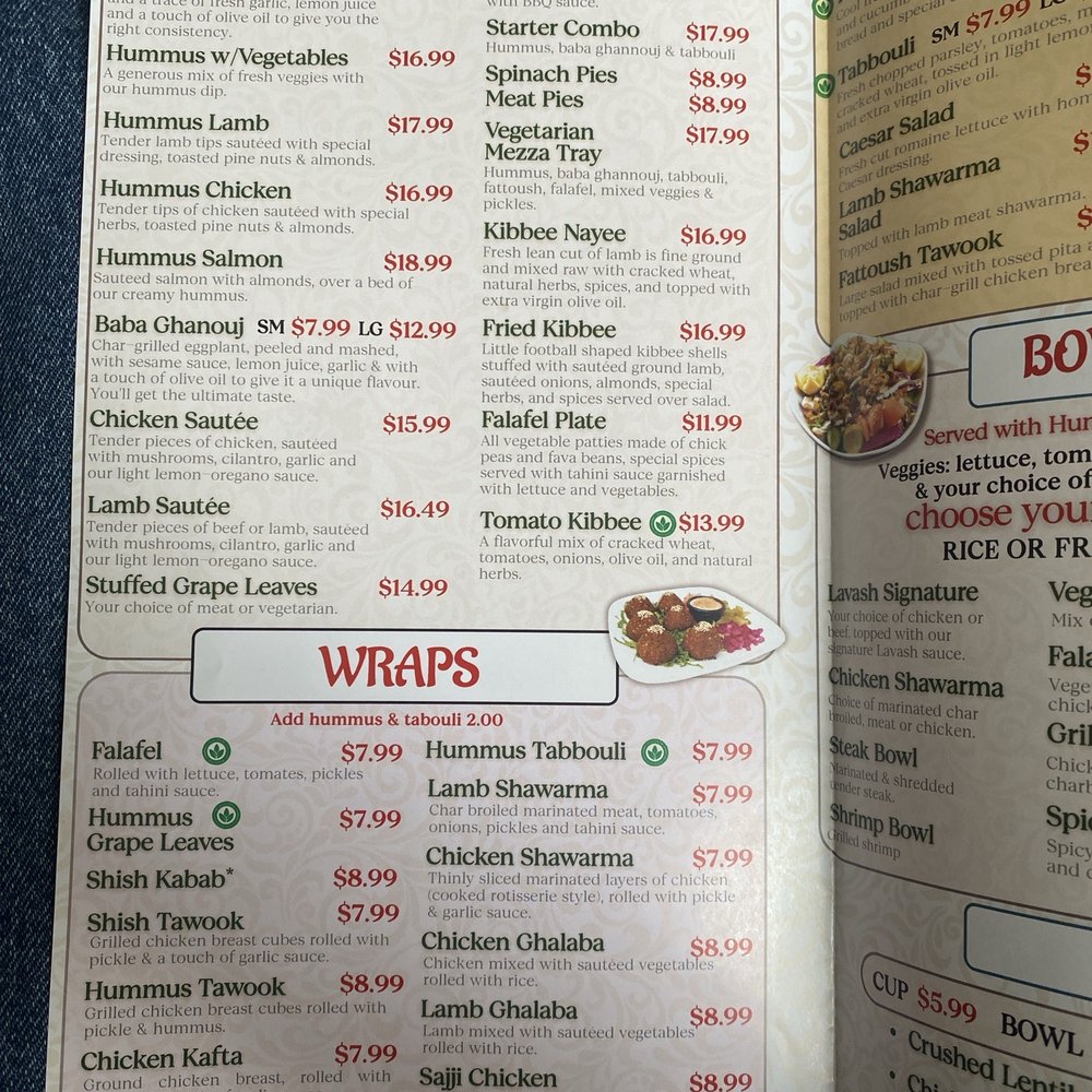 Lavash - Mediterranean Near Me - Plymouth, Michigan