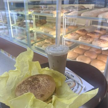 Lunches & Munches - #2 Basic Bagel Iced Vanilla Coffee - Breakfast & Brunch Near Me - Simi Valley, California