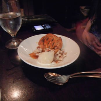 A16 - Poached pear and frangipane crostata with anise-brown sugar gelato - Italian Near Me - San Francisco, California