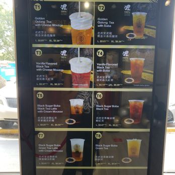 Tiger Sugar - Non milk drinks on the right - Coffee & Tea Near Me - Hollywood, Florida