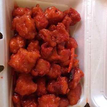 Lan Zhou Noodles - Ever had neon orange chicken? - Chinese Near Me - Columbus, Ohio