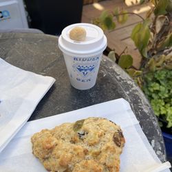 The Hidden Gem - Plant-based Mushroom&Leeks Scone and the London fog