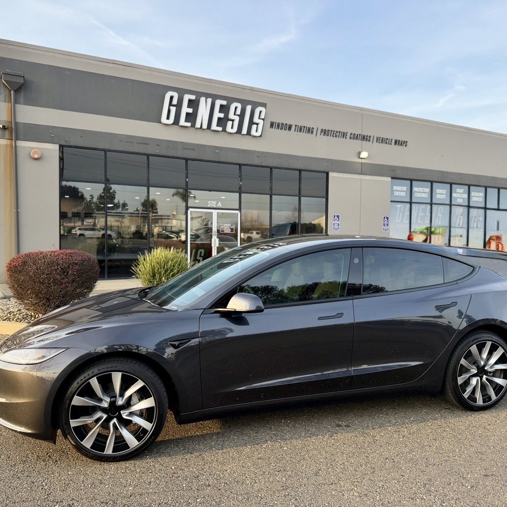 2026 Tesla Model 3 full window tinting by Genesis 2026 Tesla Model 3 full window tinting by Genesis