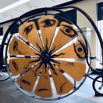 Cincinnati Art Museum - Burning Man spinning wheel - Art Museums Near Me - Cincinnati, Ohio