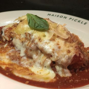Maison Pickle - Chicken Eggplant Parmesan - Cocktail Bars Near Me - New York, New York Maison Pickle - Chicken Eggplant Parmesan - Cocktail Bars Near Me - New York, New York