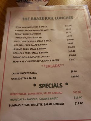 Menu photo 3 Brass Rail Alturas, CA
