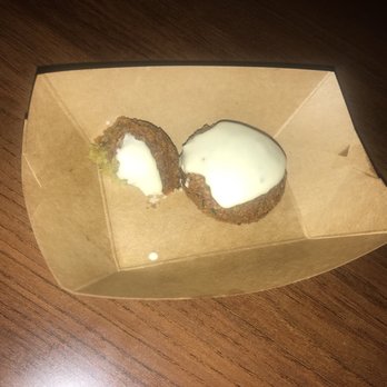 Board Bites - Falafel with tahini sauce - Lebanese Near Me - Plano, Texas Board Bites - Falafel with tahini sauce - Lebanese Near Me - Plano, Texas