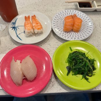 Fuji Sushi Buffet - Various nigiri and seaweed salad - Sushi Bars Near Me - Vacaville, California Fuji Sushi Buffet - Various nigiri and seaweed salad - Sushi Bars Near Me - Vacaville, California