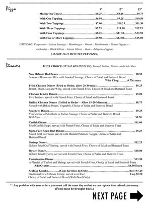 Menu photo 8 Come Back Inn Metairie, LA Menu photo 8 Come Back Inn Metairie, LA