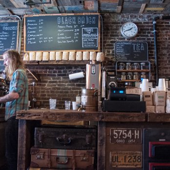 Black Brick - Counter with license plate decor - Coffee & Tea Near Me - Brooklyn, New York Black Brick - Counter with license plate decor - Coffee & Tea Near Me - Brooklyn, New York