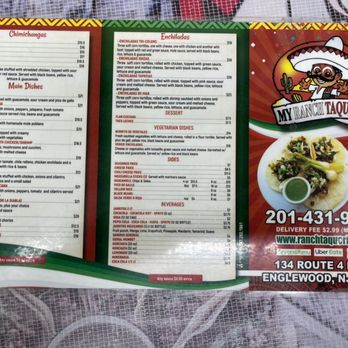 My Ranch Taqueria - Menu - Mexican Near Me - Englewood, New Jersey