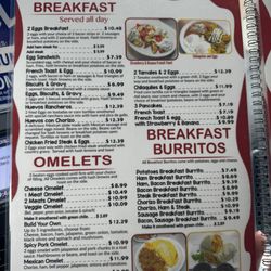 Paff's - Menu