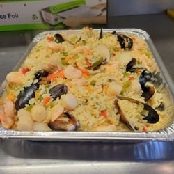 Fire Pit Grill - Seafood Paella