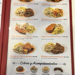 El Quetzal Bakery & Restaurant - Menu 3/25