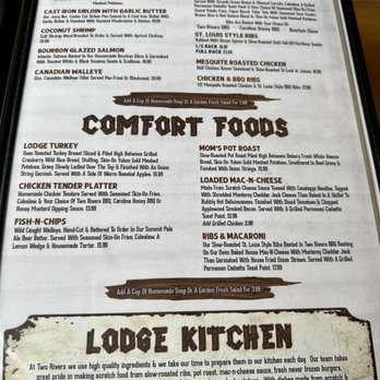 Two Rivers Lodge Bar & Grill - Menu - American Near Me - Prescott, Wisconsin