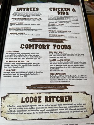 Menu photo 6 Two Rivers Lodge Bar & Grill Prescott, WI