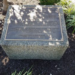 Dusk and Dawn of the Twenty First Century - Plaque