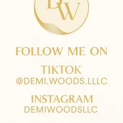 Demi Woods - I'm now on TikTok & Instagram sharing small business tips, service updates, and behind-the-scenes life as an entrepreneur.