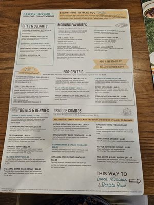 Menu photo 2 Eggs Up Grill Lexington, SC