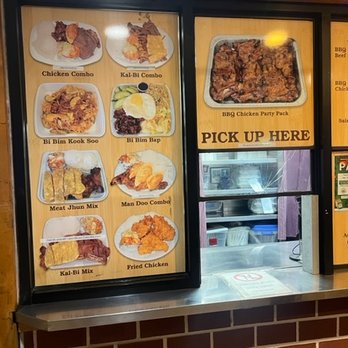 Soon's Kal Bi BBQ - Left side of their pick up counter - Korean Near Me - Honolulu, Hawaii