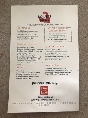 Menu photo 4 Strong Arm Baking Oxford, NC Menu photo 4 Strong Arm Baking Oxford, NC