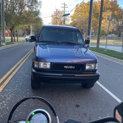 The Neighborhood Garage - My car getting towed to the shop.