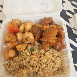 China Wok - 2 iem combo(,shrimp, general tso chicken) with fried rice