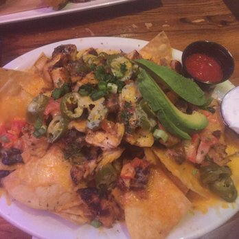 Fronk's - Nachos with blackened chicken - Burgers Near Me - Bellflower, California