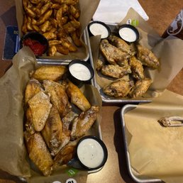 Wings and wedges.